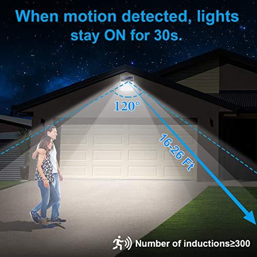 URPOWER URPOWER Solar Lights Outdoor, 40 LED Motion Sensor Security Lights Solar Flood Lights Waterproof Solar Powered Outdoor Lights for Backyard, Fence, Deck, Patio, Garage (4 Pack)
