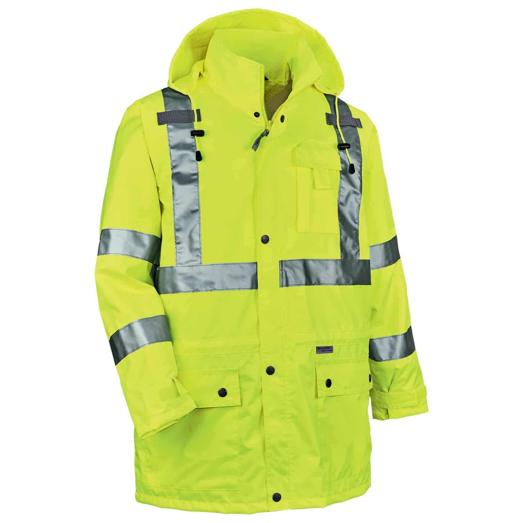 Ergodyne Ergodyne GloWear 8385 ANSI High Visibility 4-in-1 Reflective Safety Jacket