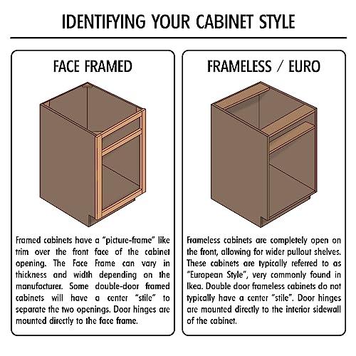 Shelves That Slide Sliding Pull-Out Shelf for Cabinets (Kitchen Cupboards, Pantry Drawers, Bathroom Storage) 2 3/8\" Tall - 3/4 Slides & Base Mounting - Custom Clear Opening Width & Depth: (26.750\" (3/4), 19.75\" (3/4))