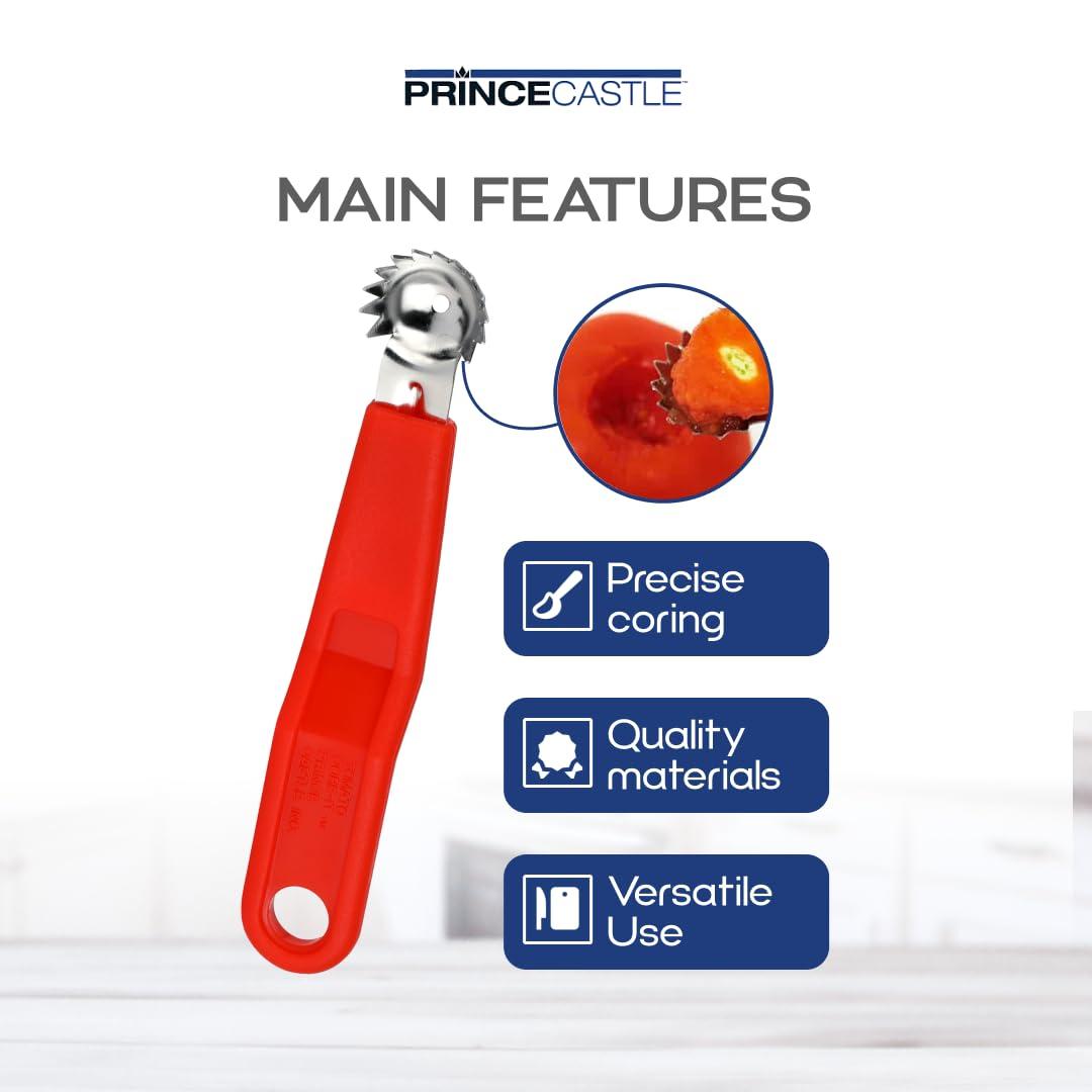 Prince Castle Prince Castle Tomato Core-it - Efficient Coring of Tomatoes in Commercial Kitchens, Restaurants, Home Kitchens and More (Pack of 144)