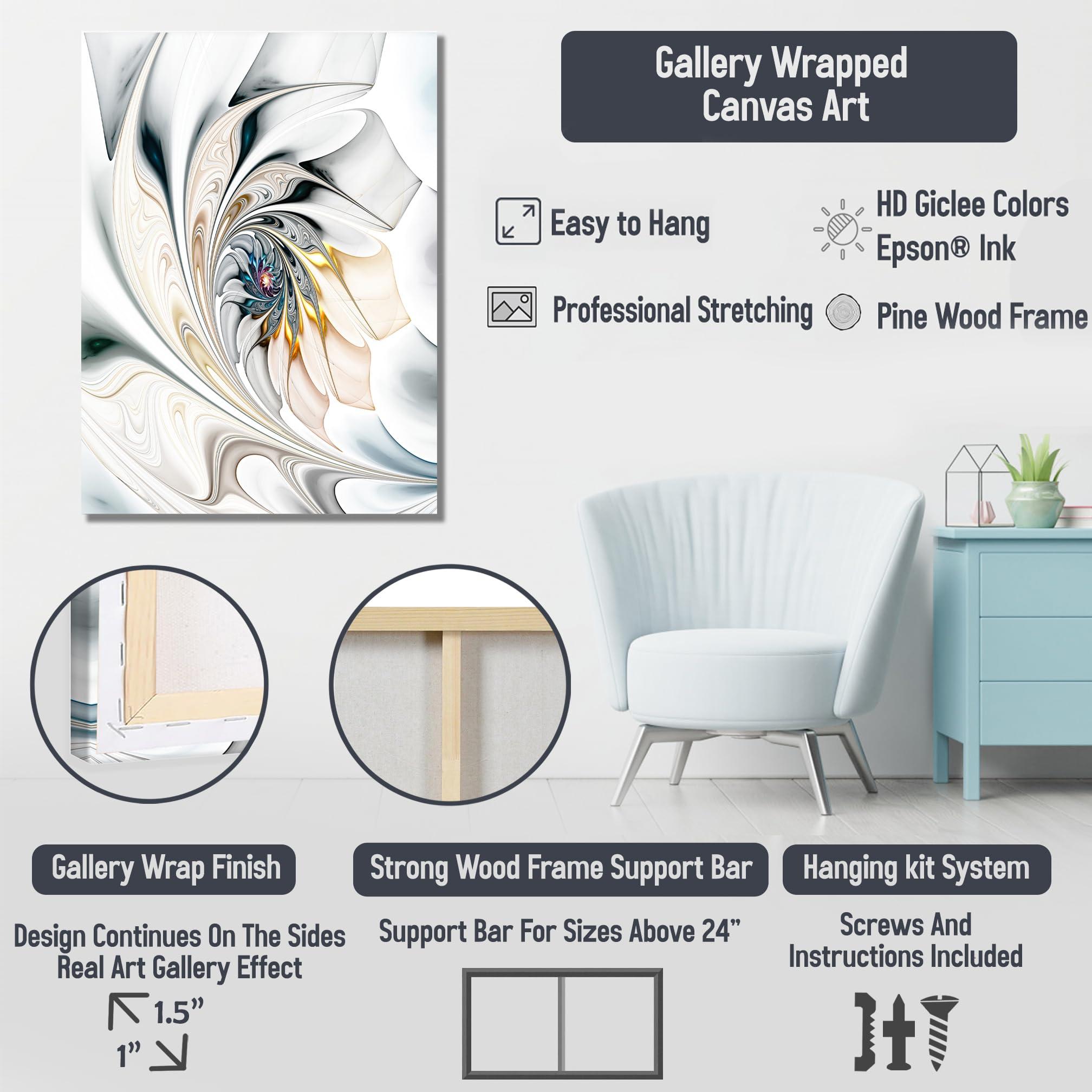 DesignQ DesignQ Blue Canvas wall art, Pop Art wall art Print, Glitzy Gumballs In Pop Art Portrait, Abstract PopArt Wall art decor, 12x20 inches