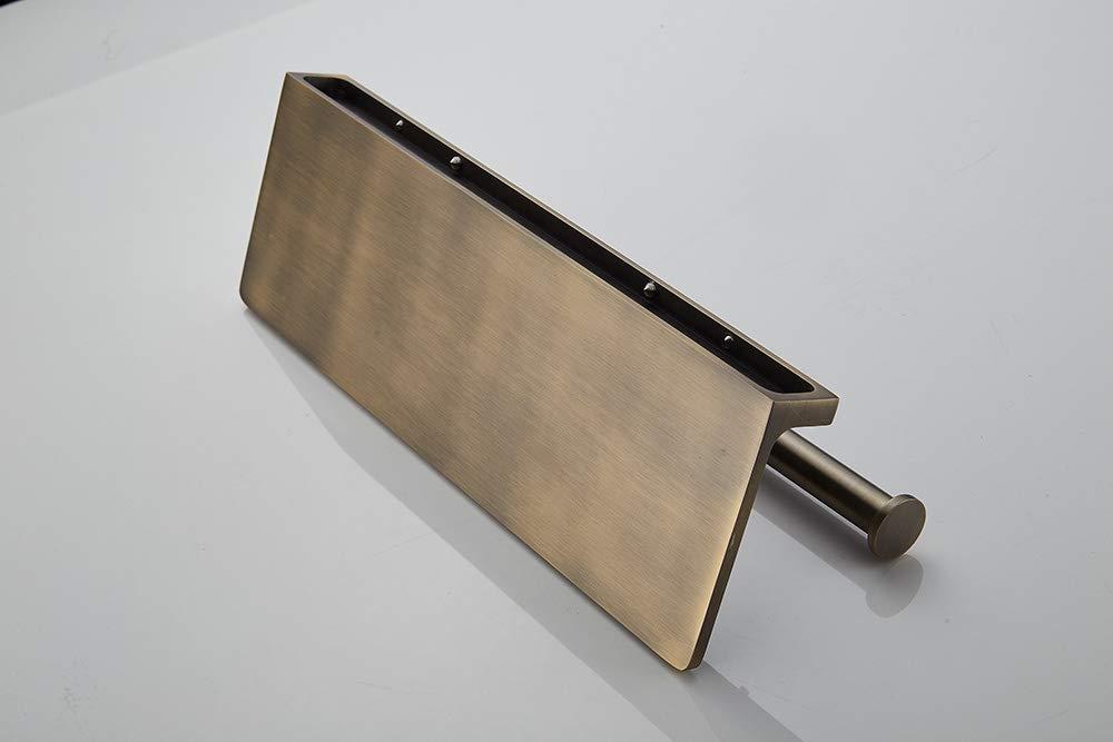 SANLIV Sanliv Toilet Paper Holder,Brushed Bronze Double Toilet Paper Roll Holder with Storage Shelf,Wall Mounted Brass Toliet Tissue Dispenser for Home and Hotel Bathrooms