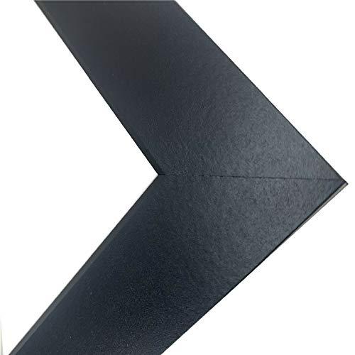 US Art US Art Frames 13x25 Flat Black 1.25 Inch Wide, Smooth Wrapped Wall Decor Picture Poster Photo Frame