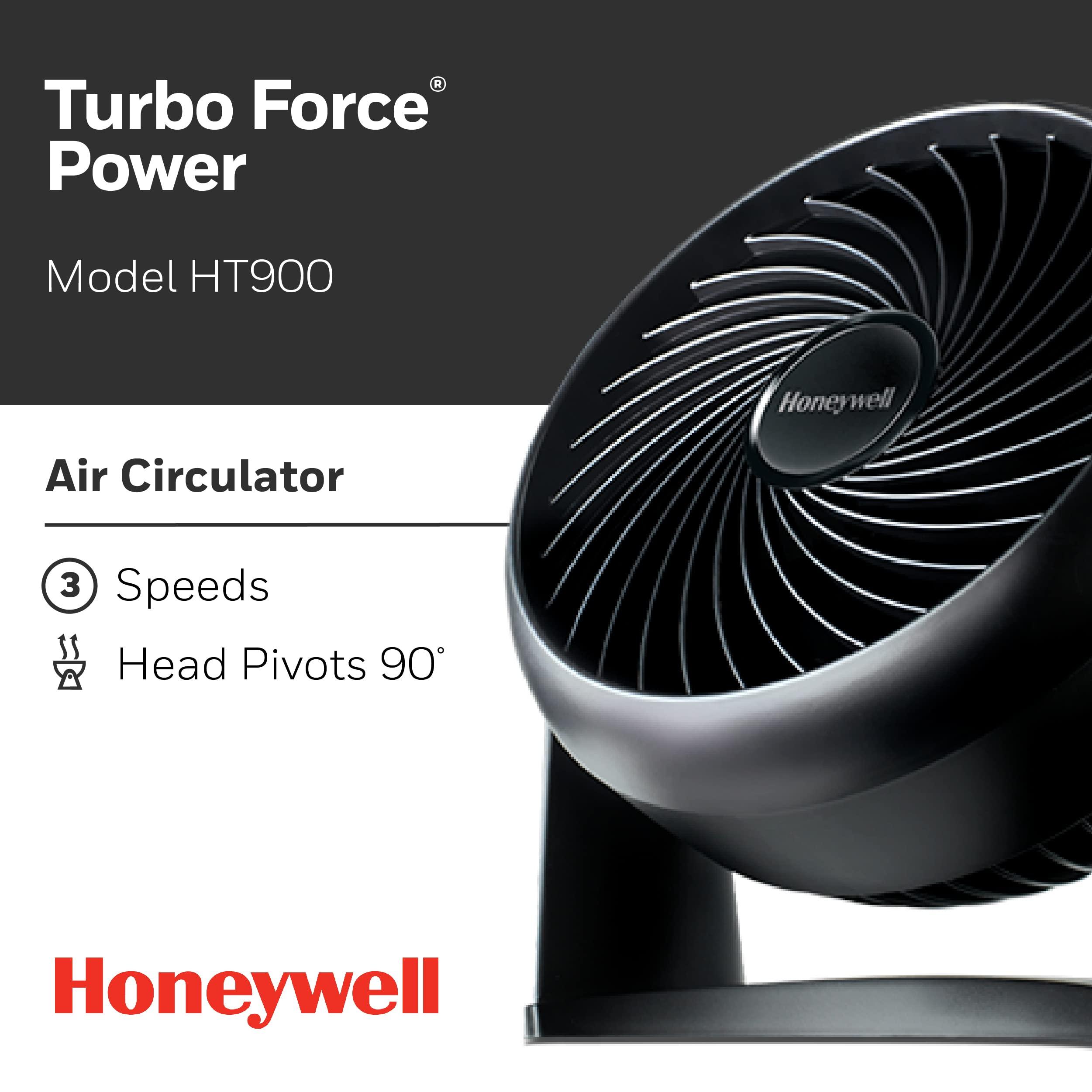 Honeywell Honeywell HT-900 TurboForce Air Circulator Fan Black, Small- 4 Pack