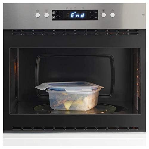 Ikea IKEA 365+ Polypropylene Leak-proof Microwave Safe square-shaped Food Container With Lid - 750 ml, Transparent