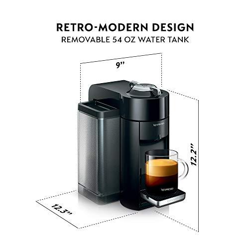 Nespresso Nespresso Vertuo Coffee and Espresso Machine by De'Longhi, Piano Black