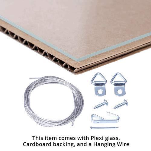 ArtToFrames ArtToFrames 12x24 Inch White Picture Frame, This 1.5" Custom Wood Poster Frame is Off White Wash Barnwood Style Frame, for Your Art or Photos, WOM0066-56673-YWHT-12x24