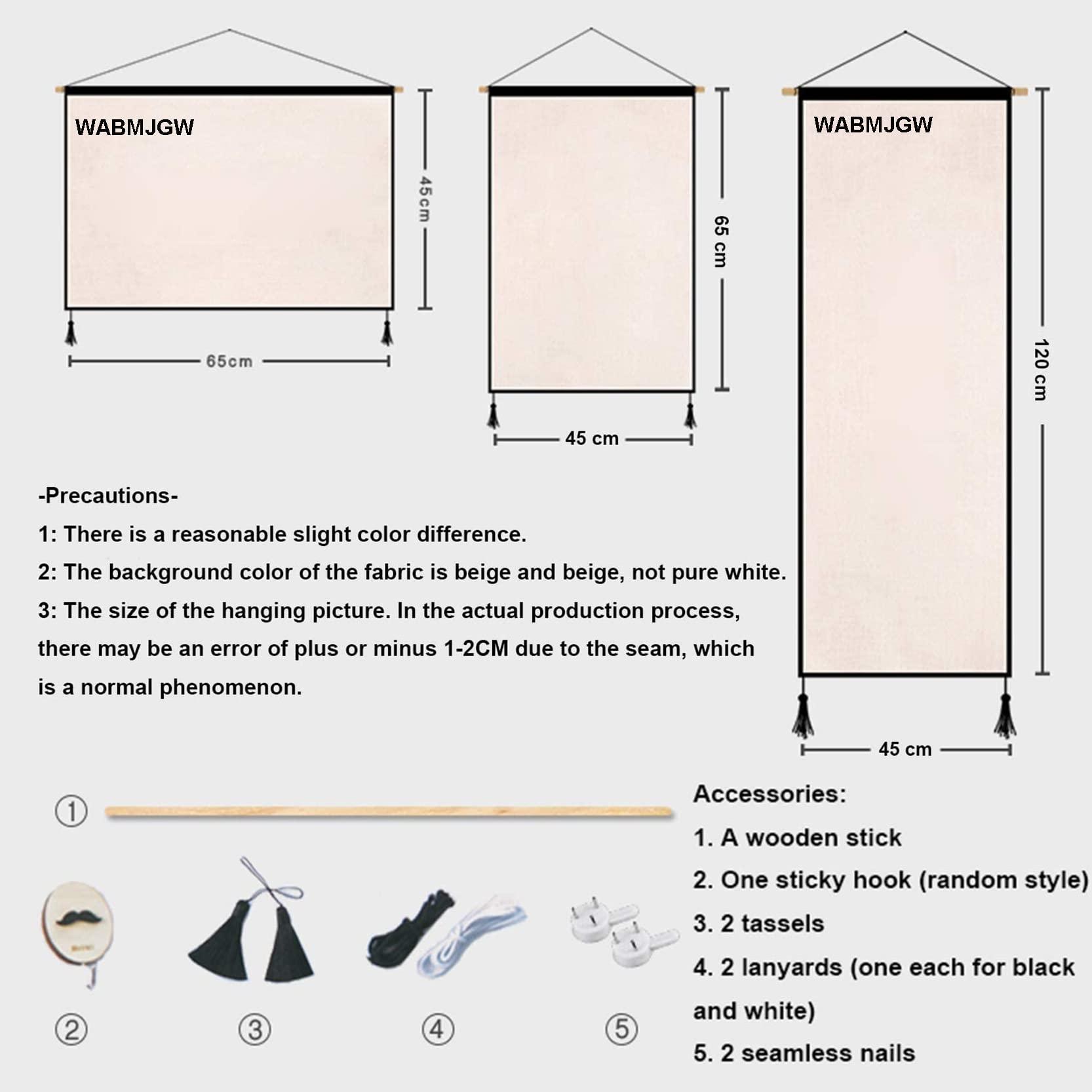 ThAyLa Handmade Tassel Wall Tapestry, Tassel Tapestry Wall Hanging Dunhuang Flying Fairy,small Wall Tapestries with Tassels,Cotton Linen Fabric Wall Art Tapestry for Dining Room Office,P-45x65cm (Color : L