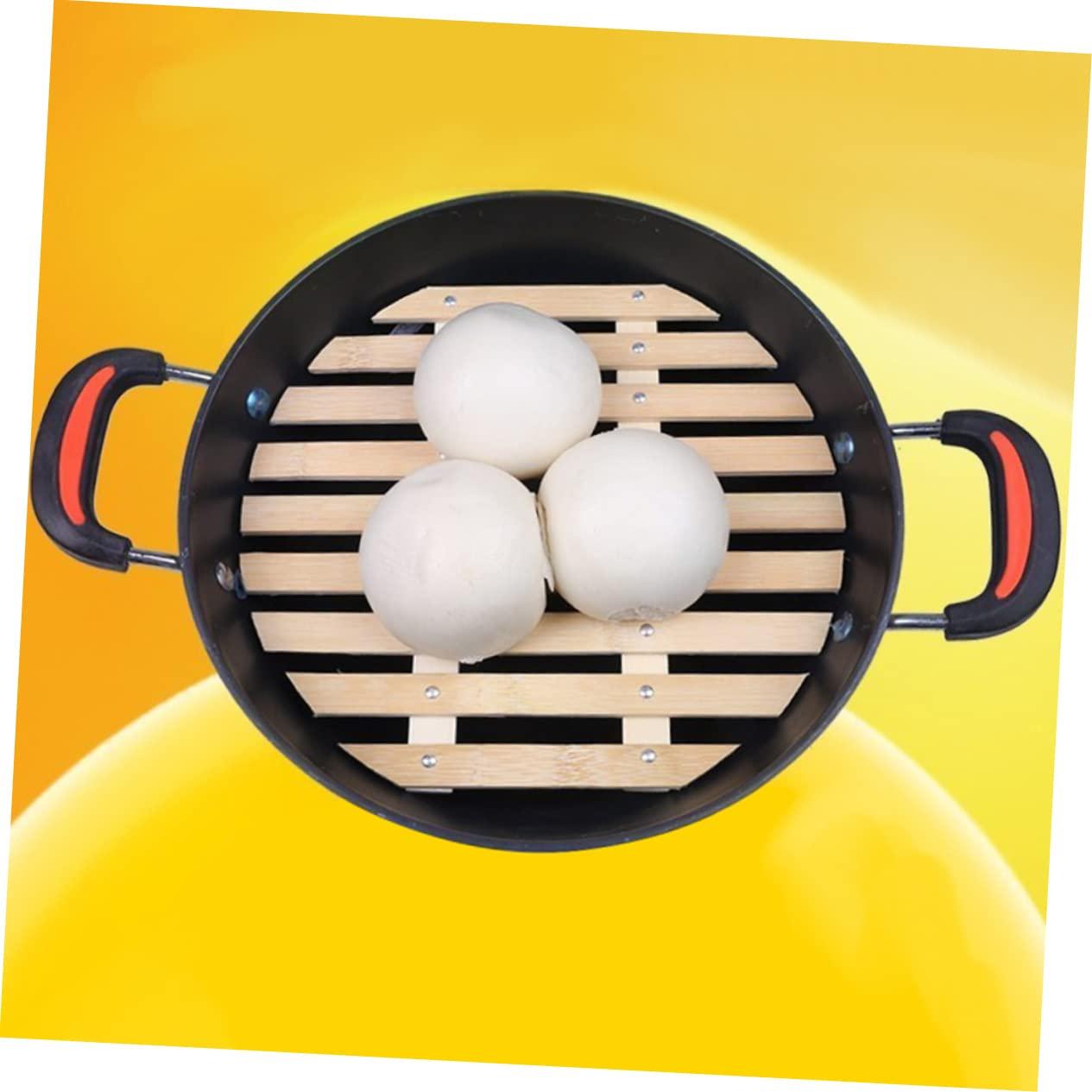 SHOWERORO SHOWERORO Steamer Tamale Dumpling Maker Machine Liners Steaming Pot Basket Wok Dumplings Steamer Instant Vegetable Steamer Microwavable Pressure Cooker Accessories Automatic Dim Rivet