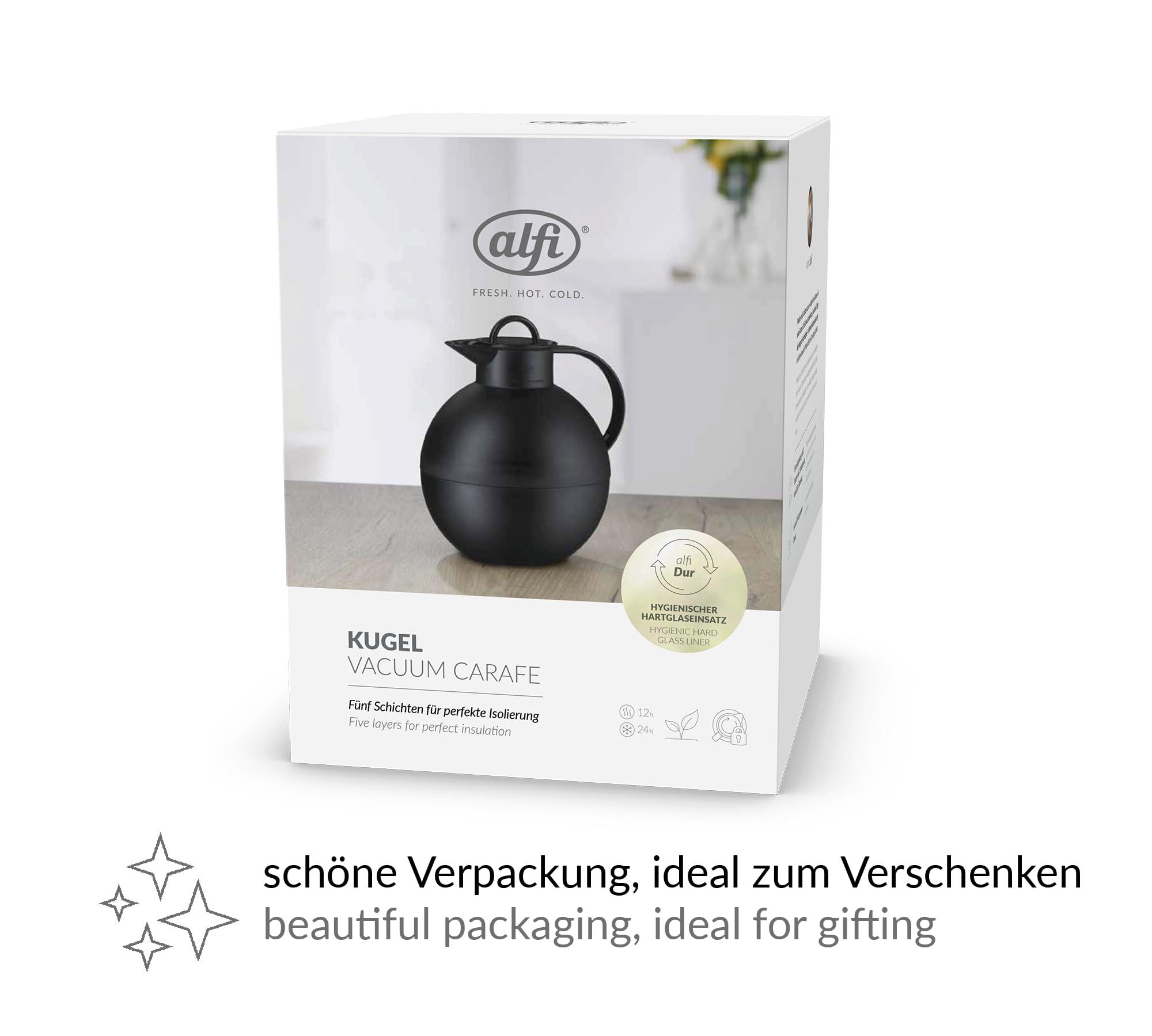 Alfi alfi Kugel Vacuum jug, Thermos Flask, 940 ml, Blue