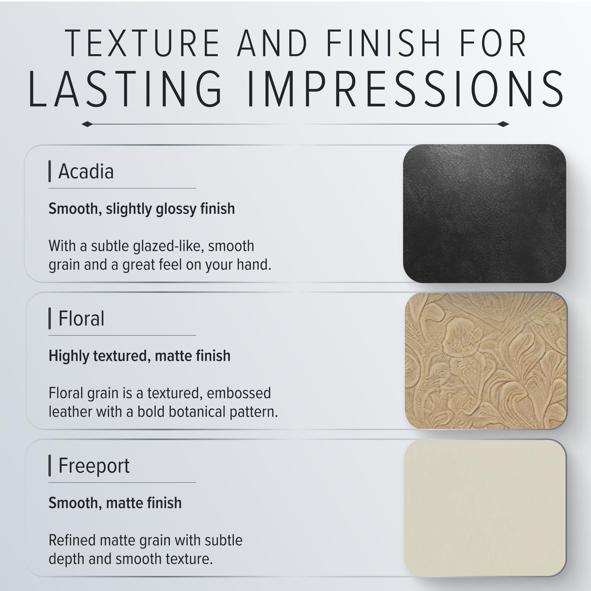 Gallery Leather Gallery Leather Photo Album 4x6-3 Ring Binder Photo Album, 60 Pages for 120 Photos, Fillable, Can Fit 8x10 and 5x7 Photos, Handcrafted - Acadia Tan - 11.75 x 10.5 \", Gallery