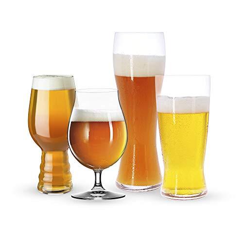 Spiegelau Spiegelau Craft Beer Tasting Kit Glasses, Set of 4, European-Made Lead-Free Crystal, Modern Beer Glasses, Dishwasher Safe, Professional Quality Tasting Glass Gift Set
