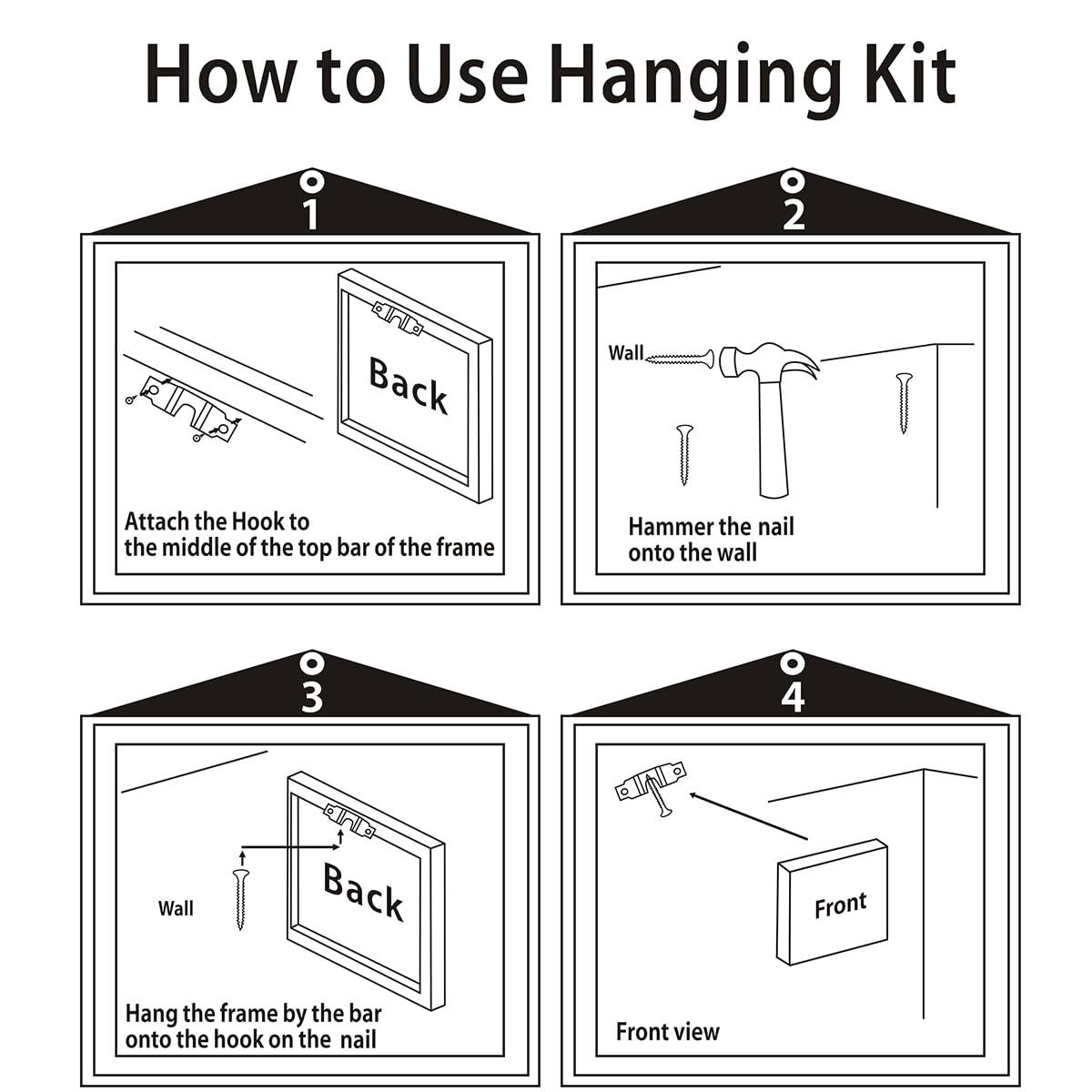 GUTTATY Christmas Santa Pictures Canvas Prints, Funny Christmas Eve Canvas Wall Painting, Santa Claus Rides a Reindeer Sleigh Hanging Artwork for Living Room, Bedroom, Nursery Fake Framed,28x40 Inch