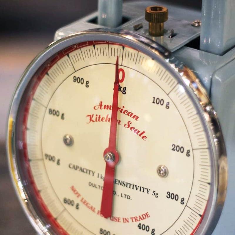 DULTON Dulton BSK8504 American Kitchen Scale, 2.2 lbs (1 kg), Saxophone 100-061 Body: Steel, Plate: Stainless Steel, China