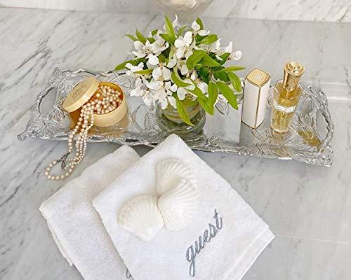 Arthur Court Arthur Court Designs Aluminum Butterfly Oblong Tray 18.5 inch x 6 inch