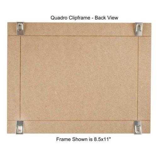 Quadro Frames Quadro Clip Frame 8.5x11 inch Borderless Frame, Box of 4