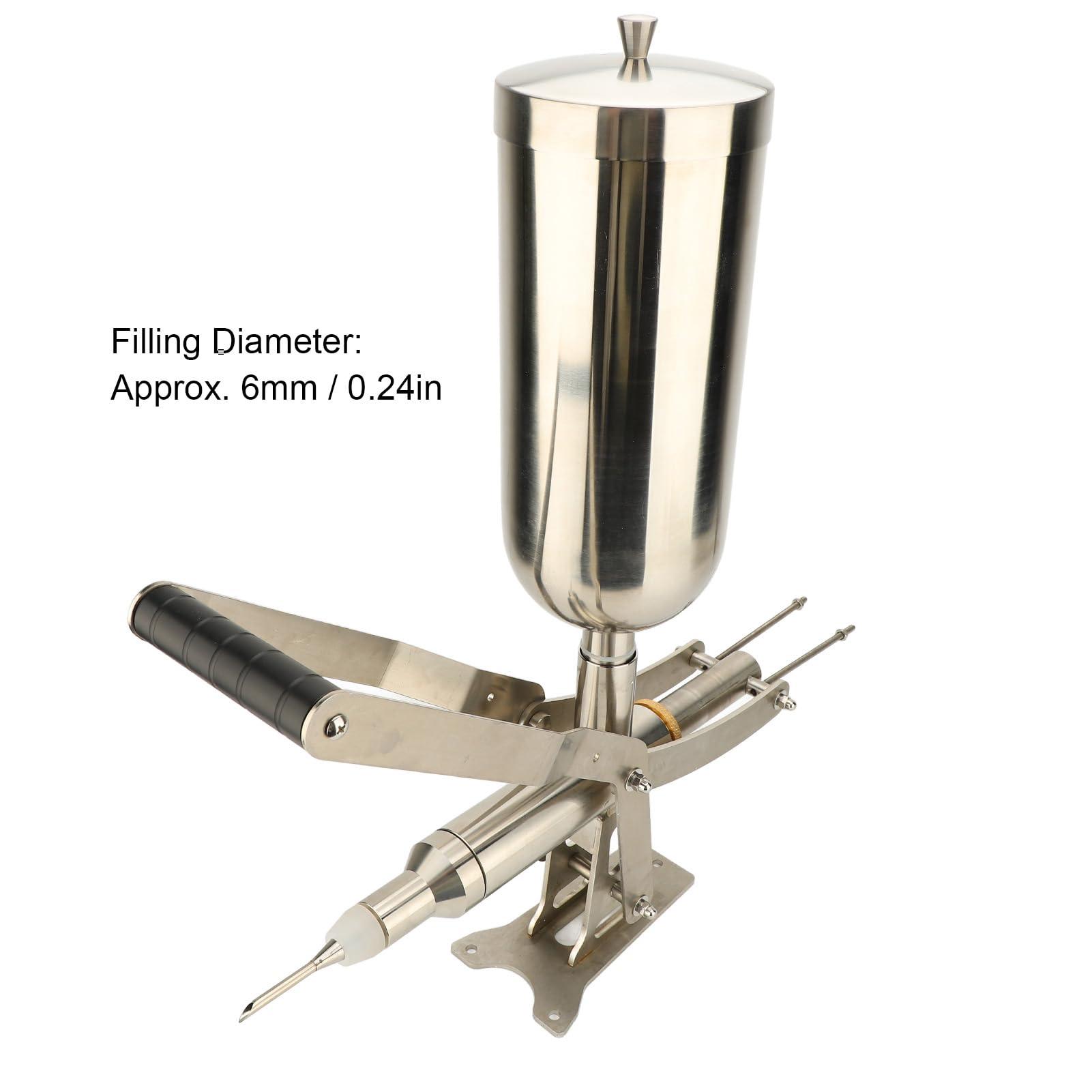 TARSHYRY TARSHYRY Donut Filler Machine, Donuts Dessert Churro Makers, 4.5L Manual 304 Stainless Steel Doughnut Cream Filling Machine for Bread Cake Churros