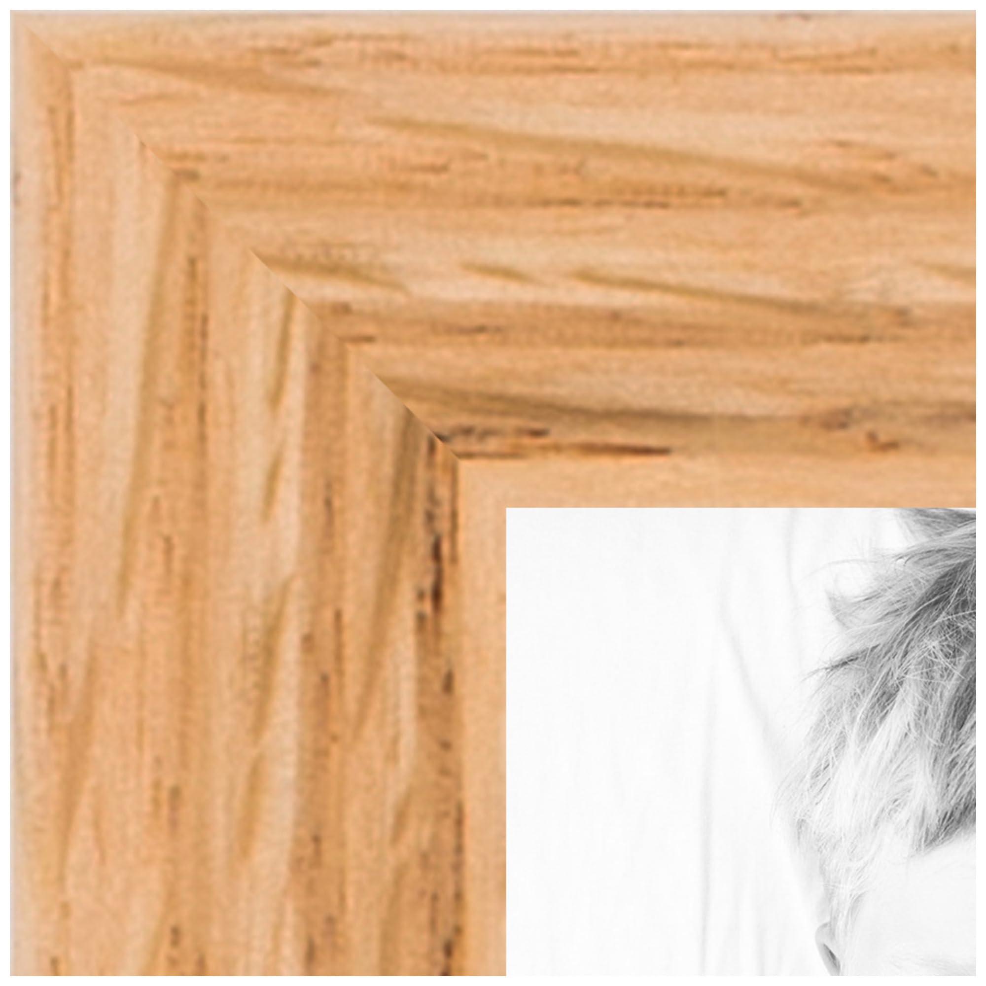 ArtToFrames ArtToFrames 60x90 CM / 23.62x35.43 INCH Brown Picture Frame, This 0.81 Inch Custom Wood Poster Frame is Red Oak Wood - Comes with Economy Acrylic and Corrugated Backing (CMWOM82213-400-60x90)