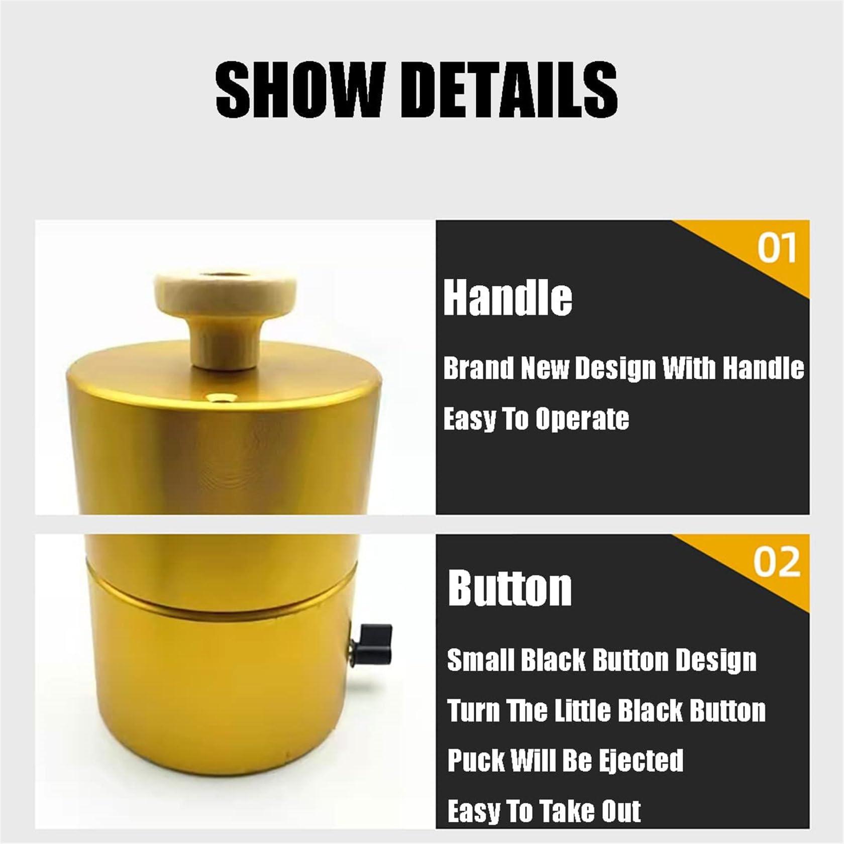 MiBoce Diamond Ice Maker, Round Ice Cube Mold, 30-70mm Multi-Purpose Cocktails Ice Ball Press Mold, Complete Shape, for Pubs, Clubs, Restaurants, Cafes, Bar