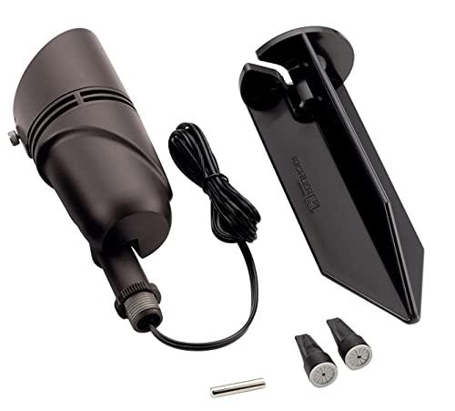 Kichler Kichler 16018BKT27 Transitional Accent from Landscape LED Collection in Black Finish, 6.00 inches