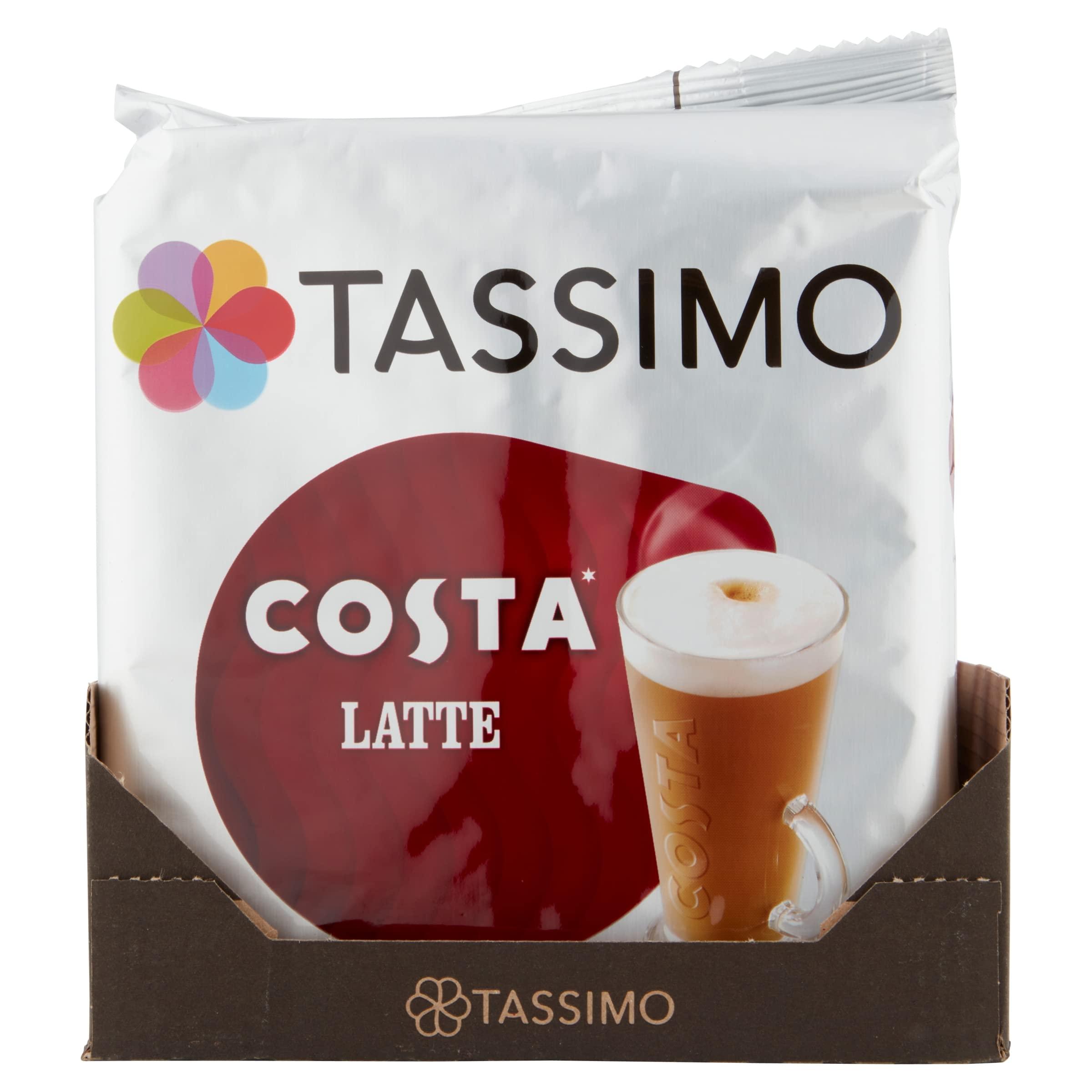 Tassimo Tassimo Costa Latte Coffee Pods x8 (Pack of 5, Total 40 Drinks)