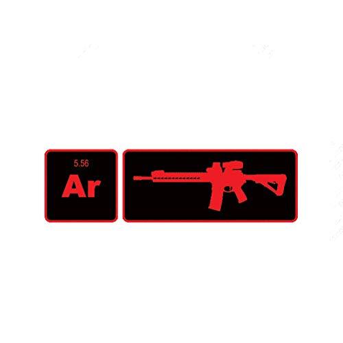MagX USA MAGNET Ar15 Element Periodic Table Red Ar 15 2A 2Nd Magnetic Vinyl Car Fridge Sticks to any Metal Surface 5\"