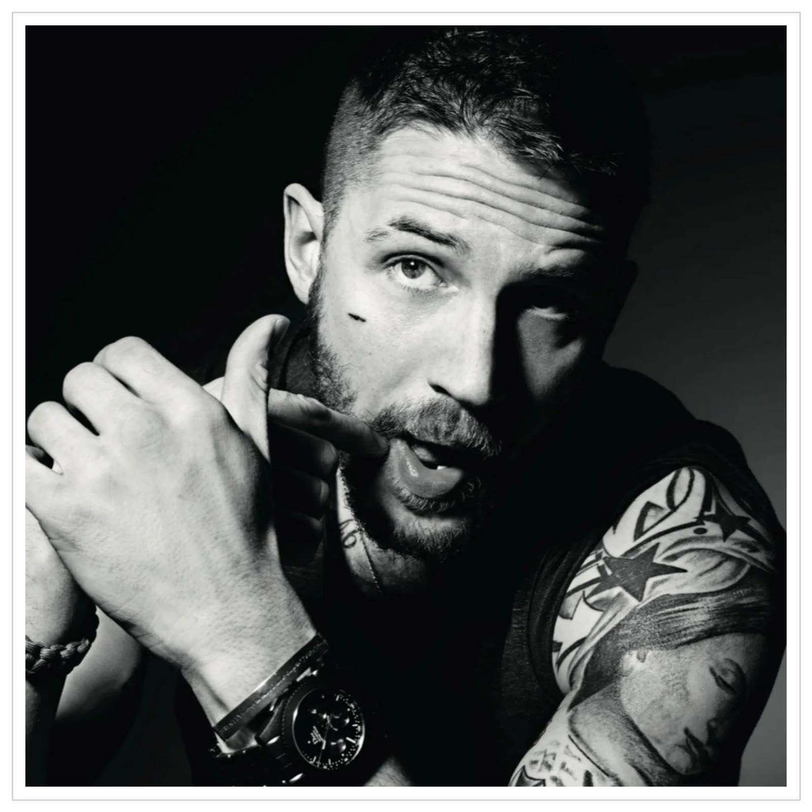 QFZMTVU QFZMTVU Tom Hardy Poster Canvas Prints Room Aesthetic Wall Art For Home Office Decorations Gift Unframed 8\"x8\"