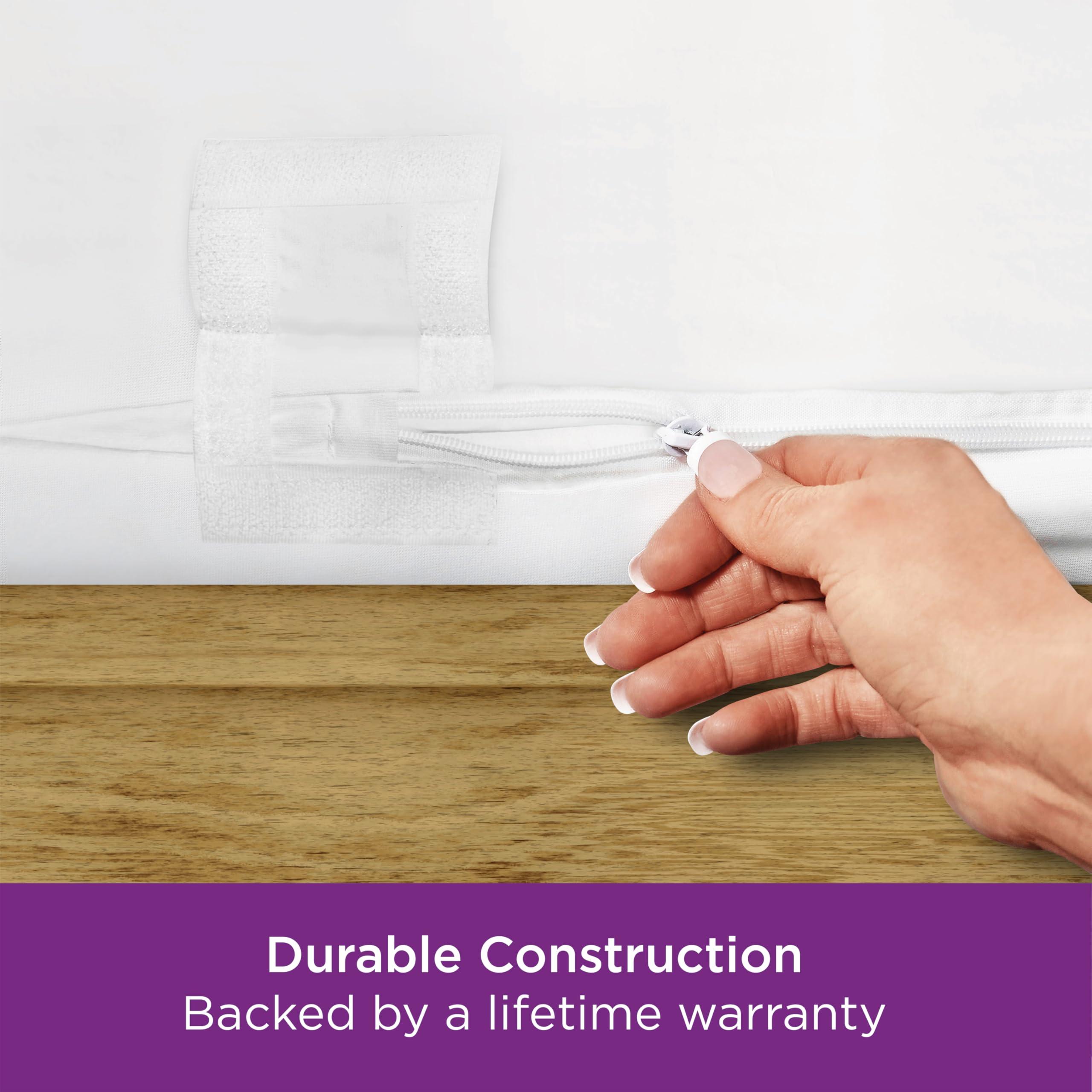 Aller-Ease AllerEase Ultimate Allergy Protection and Comfort Zippered Mattress Protector, Queen