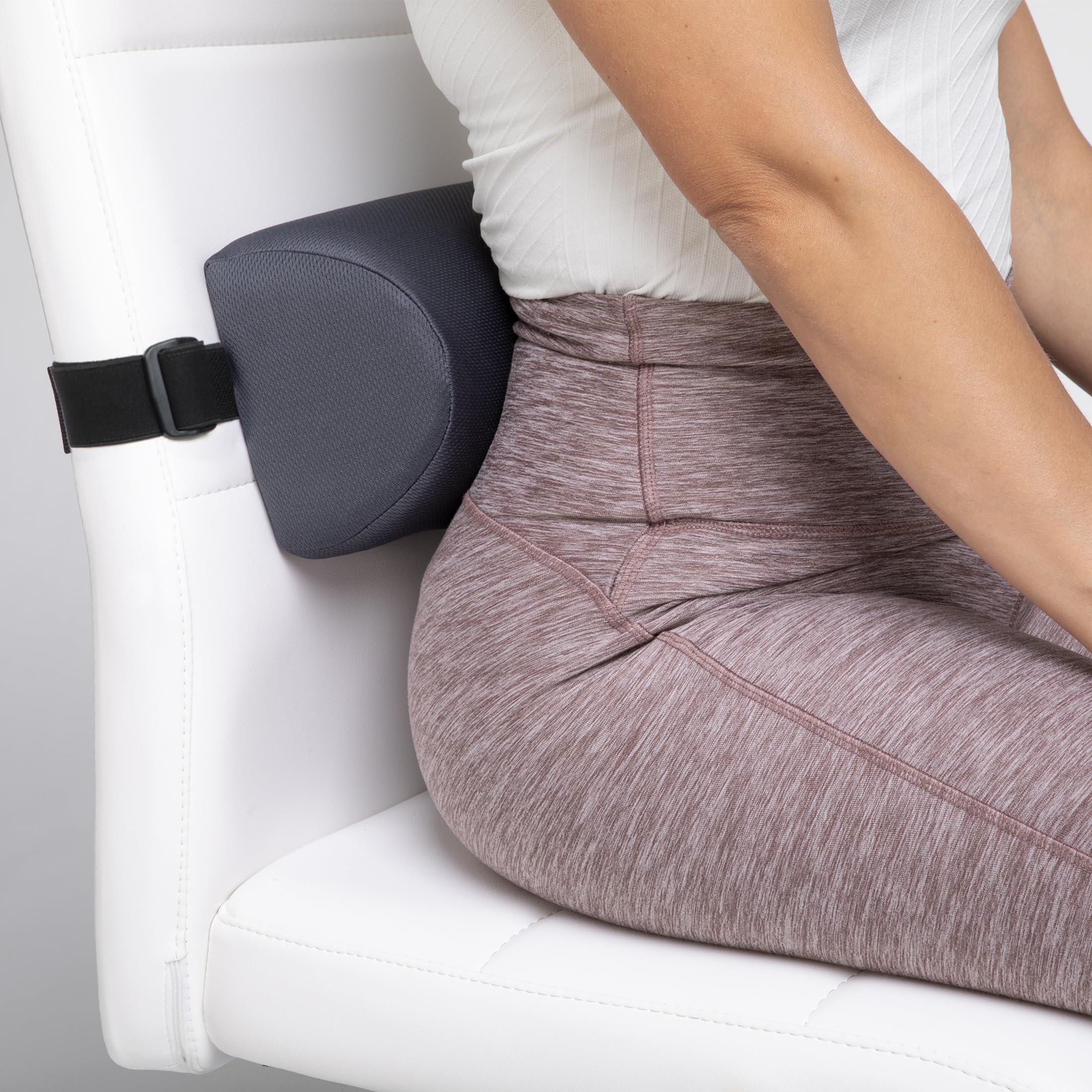 OPTP OPTP The Original McKenzie D-Section Lumbar Roll USA-Made Low Back Lumbar Support Pillow for Office, Back Pillow for Car and Travel. The Preferred Lumbar Pillow of Physical Therapists.