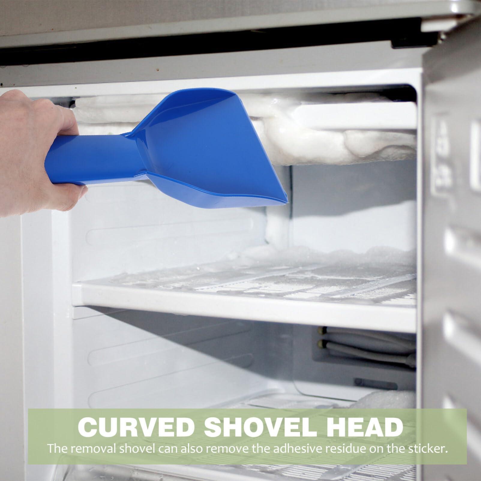 Happyyami Happyyami 3pcs Plastic Freezer Scraper Car Snow Scraper Ice Scraper for Refrigerator Frost Remover Tools Flat Freezer Removal Fridge Defroster Ice Removal Scooper Snow Plow Household Pp