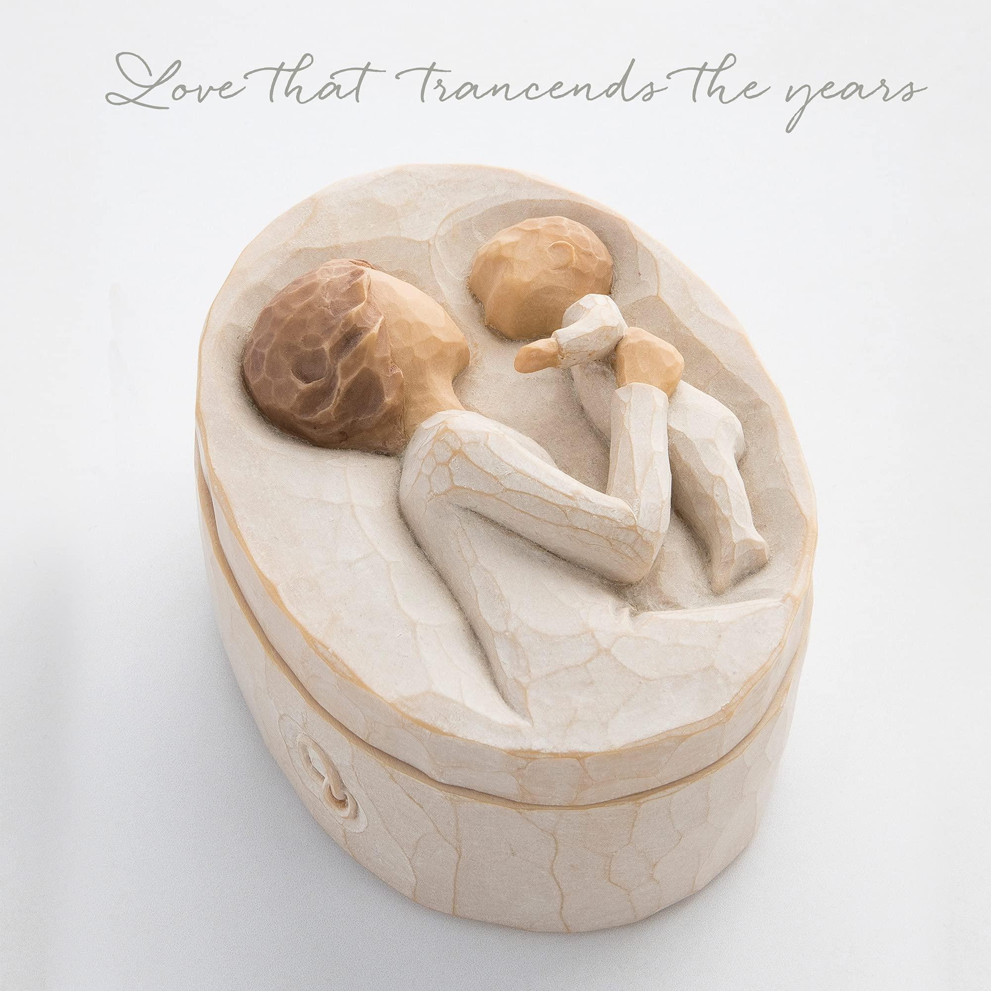 Willow Tree Willow Tree Grandmother, Love that Transcends the Years, Box for Jewelry and Treasures, Reminder of Those you Love who Call you Grandma, Sculpted Hand-Painted Keepsake Box