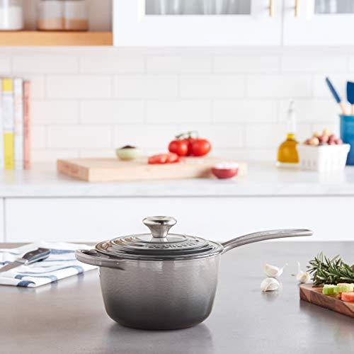 Le Creuset Le Creuset Enameled Cast Iron Signature Saucepan, 1.75 qt., Oyster