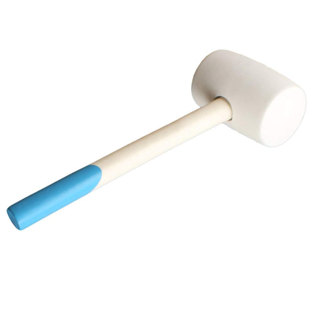 iplusmile Wooden Handle Rubber Hammer Rubber Mallet Kids Hammer Toys Small Hammer for Child Kids Playing
