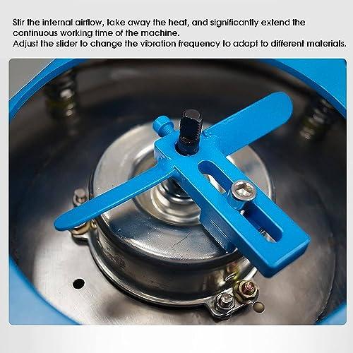 MLYYYDSS MLYYYDSS Automatic Powder Sifter, Stainless Steel Sieve Machine, Electric Screening Vibrating, Mesh Sifter Shaker Machine, for Granule Grain,110V-15cm