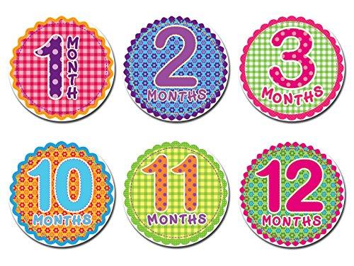 Sticky Bellies Sticky Bellies Baby Month Stickers - Oh Sew Adorable