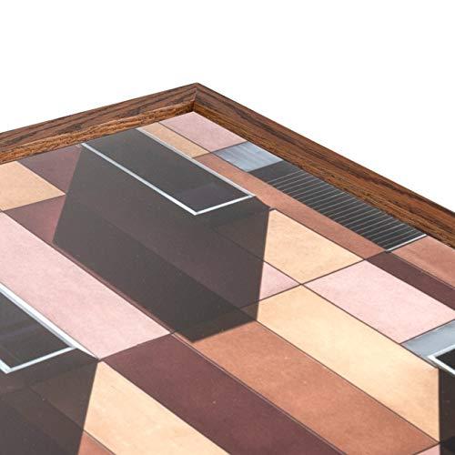 ArtToFrames ArtToFrames 12x29 inch Walnut on Red Oak Wood Picture Frame, 2WOM0066-1343-YWAL-12x29