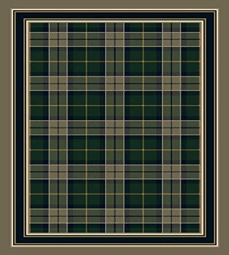 Milliken Milliken Signature Collection Magee Tartan Round Area Rug, 7'7" x 7'7", Sage