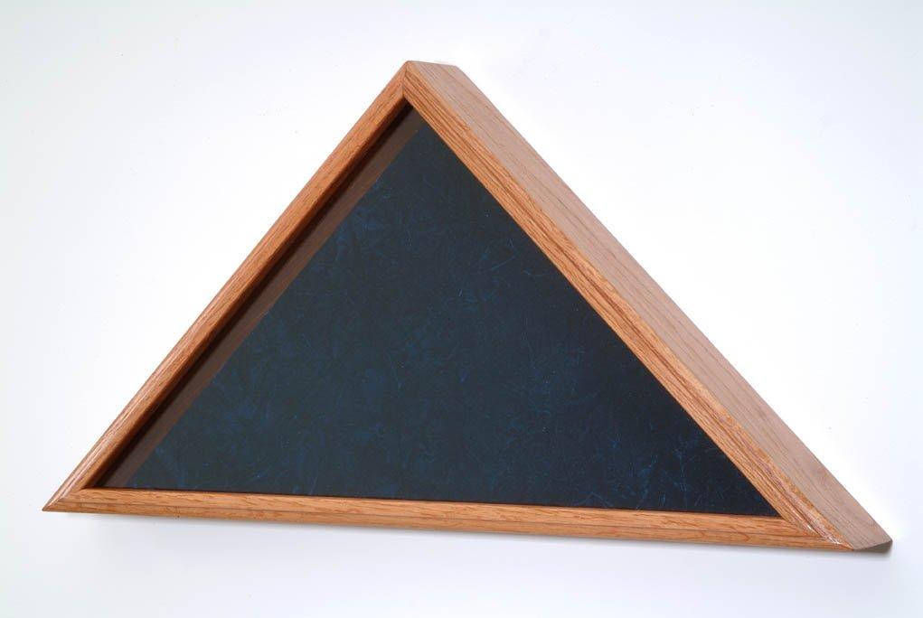 All American Gifts Small 3x5 Flag Display Case - Solid Oak Wood - NOT for Large Burial Size Flag