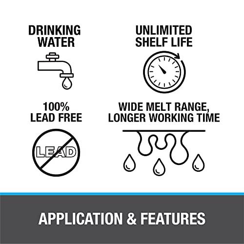 Oatey Oatey 29024 Safe Flo 0.117-Inch ga. Bulk, Silver, 1/2 lb.