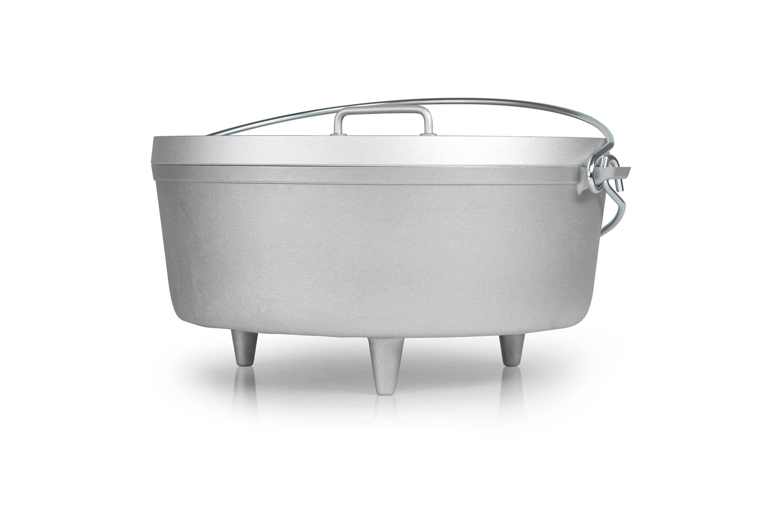 GSI Outdoors GSI Outdoors Aluminum 12\' Dutch Oven | Dutch Oven with Fixed Legs for Camping, Cabin and Home Kitchen