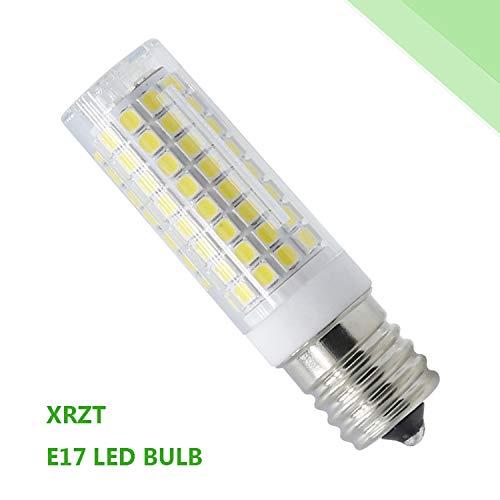 XRZT XRZT E17 Led Microwave Oven Light Bulb Over Stove Appliance Bulb, Replacement 40W 60W 75W Halogen Range Hood 7W Dimmable White 6000K Pack of 2