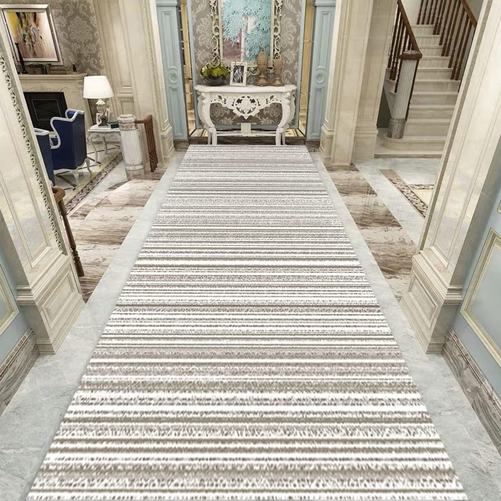 ONISUM Long Carpet Hallway Runner Rug 1m 1,5m 2m 2,5m 3m 3,5m 4m 4,5m 5m 6m Narrow Rugs for Corridor Aisle Hotel Entrance, Washable Non Slip Floor Area Rugs ( Size : 2 ft 8.2 ft )
