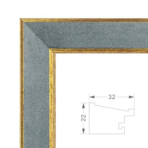 euwazram euwazram Suede 11x17 Frame - Single Frame, Christmas Elegant Gray 11 x 17 Poster Frame with Mat for 9x12, 11x17 Picture Frames for Artwork, Puzzles, Photos and Movie Posters