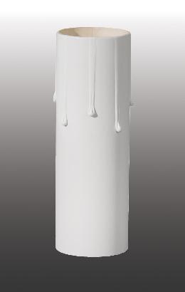 B&P Lamp B&P Lamp 3\"Inch Flat White Color Paper Standard Candle Covers