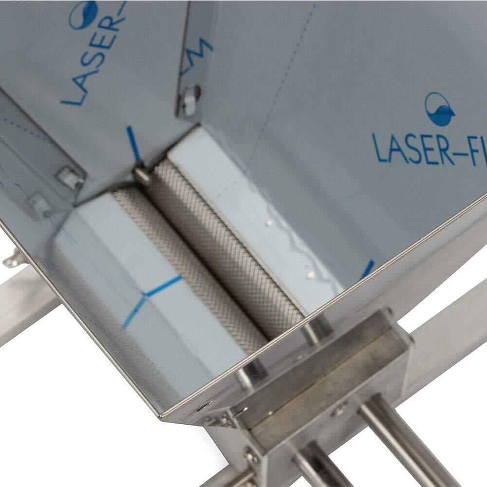 HYYKJ-US Grain Mill Barley Grinder with 1 Gallon Hopper 8 lbs/min Manual Grain Grinder Malt Crusher Home DIY Brew Grain Corn Wheat Cereal Grinder Hand Mill Grinding Machine