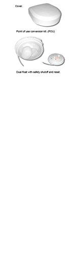 CLOVER Clover B7B Room Temp and Cold Bottleless Water Cooler with Conversion kit, White