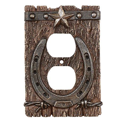 BLACK FOREST DECOR Black Forest Dcor Western Ranch Outlet Cover Rustic Wall Switch Plate Cover
