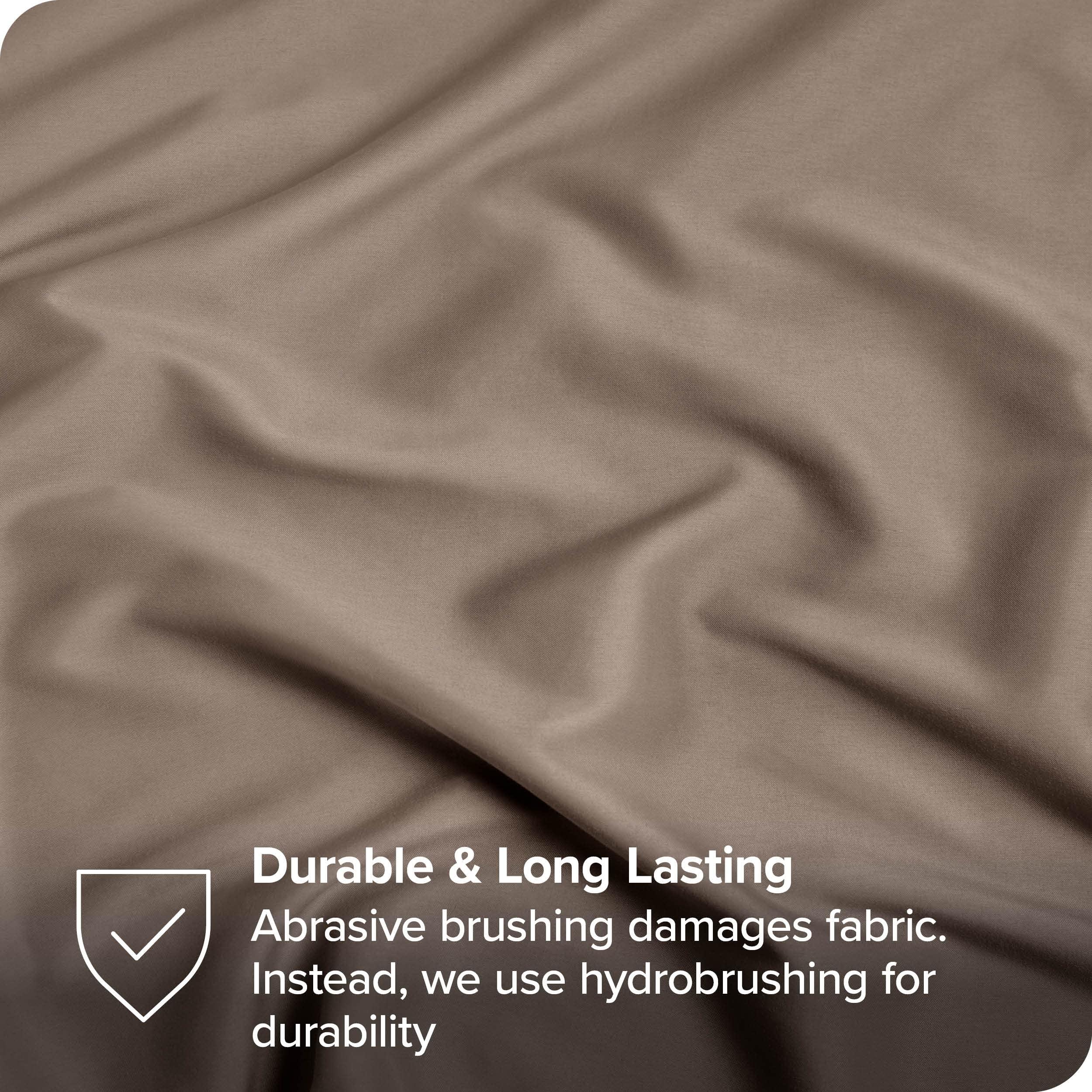 Safhome Soft 1000 Thread Count California King Taupe Sheet Set 6 Piece Bed Sheets for California King Size Bed 12 Inches Deep Pocket Breathable Hotel Quality Bedding Sheets & Pillowcases