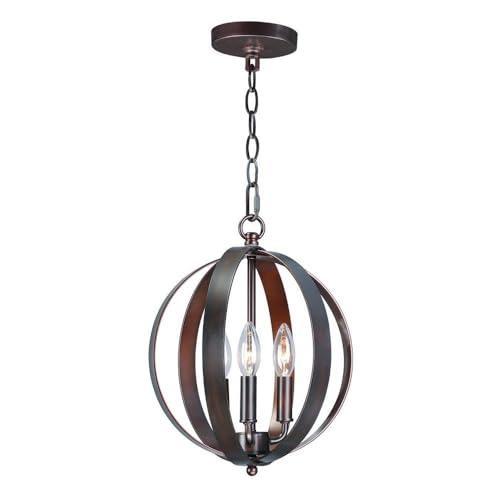 Maxim Maxim Provident-Three Light Pendant-12 Inches Wide by 14.5 inches high-Oil Rubbed Bronze Finish