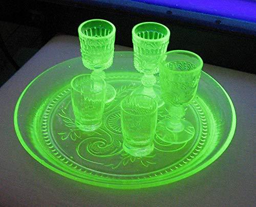 HQRP HQRP Professional 21 LED Flashlight Blacklight for Detect Uranium Glass, Depression Glass, Vaseline Glass